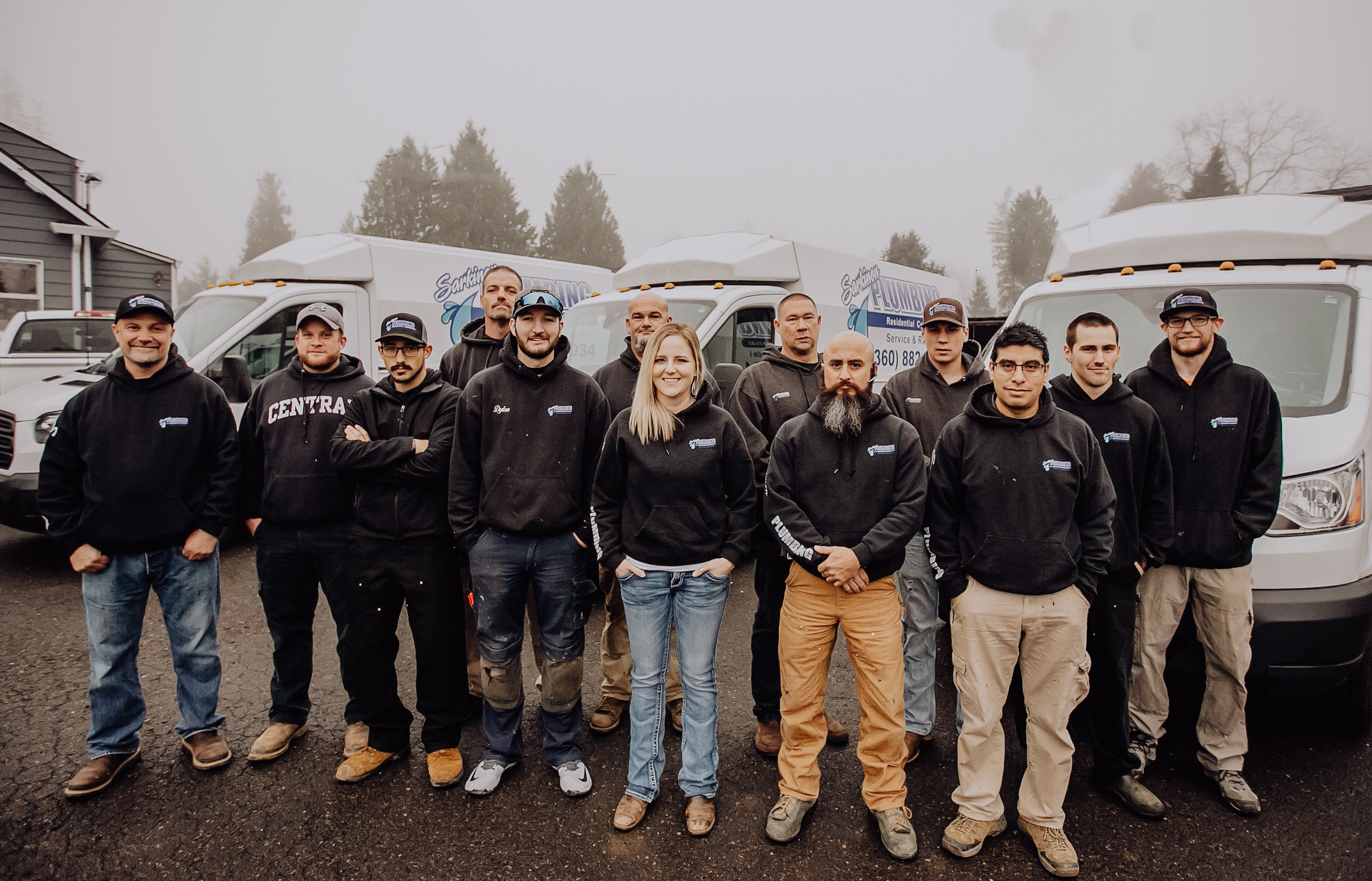 Sarkinen Plumbing fleet. A Lithium Marketing service-business case study client